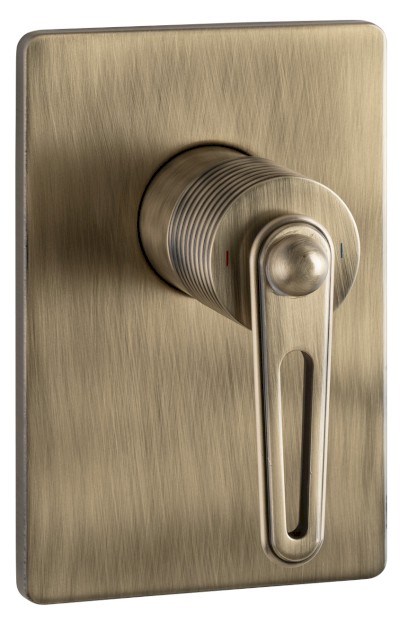 BEBÉ podomítková sprchová baterie, 1 výstup, bronz BB041/18